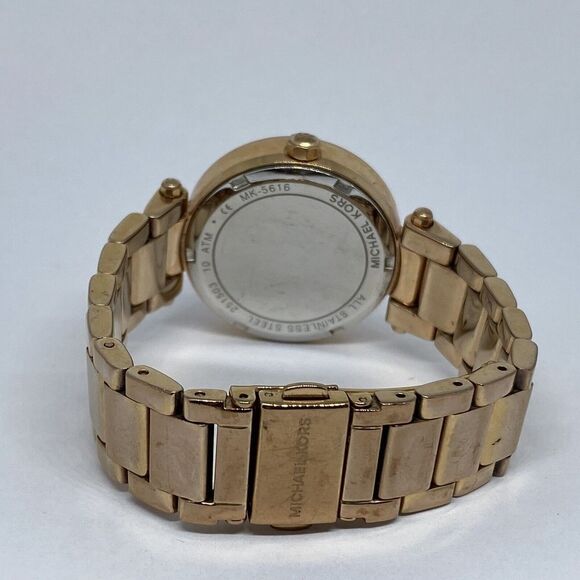 Michael Kors Parker MK5616 Womens Stainless Steel Analog Dial Quartz Watch MP823 - Picture 10 of 12